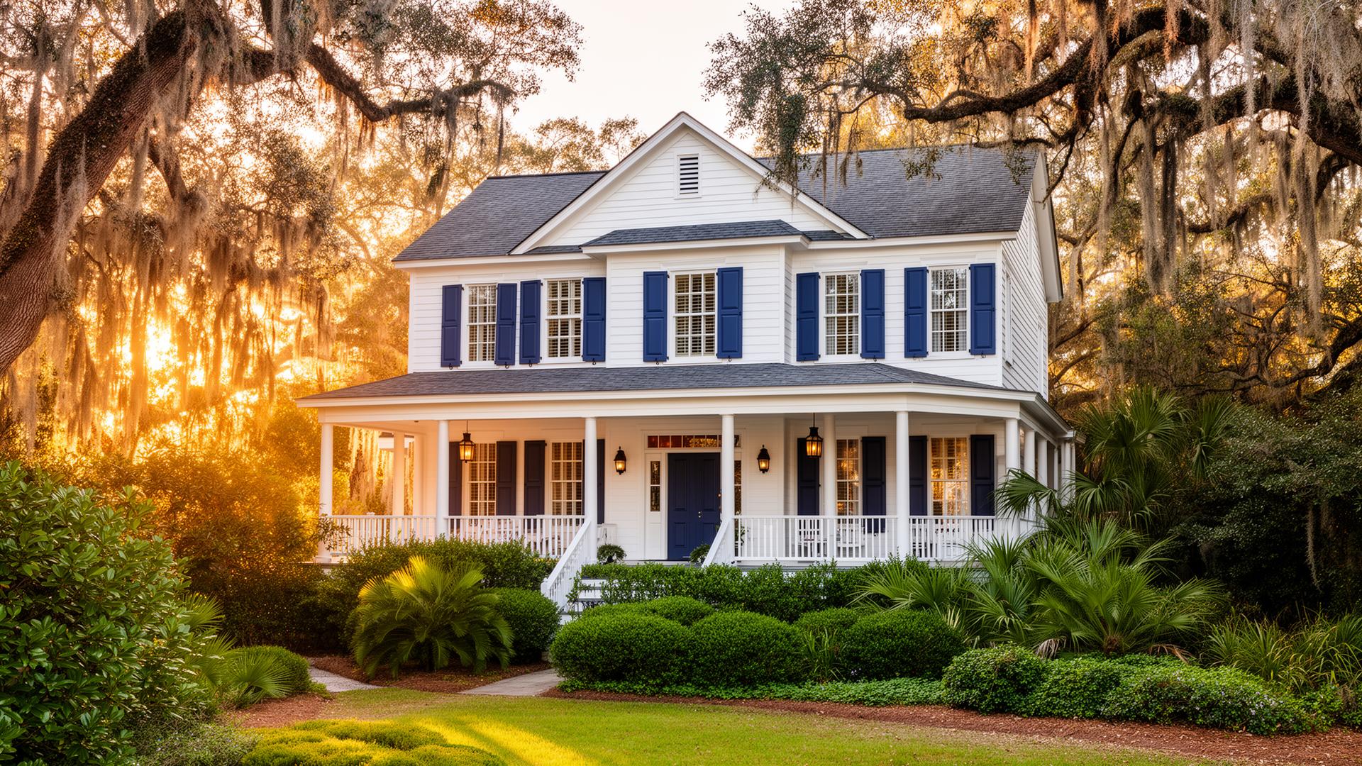 Beautiful Charleston home with wraparound porch